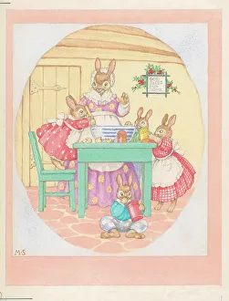 Rabbits baking