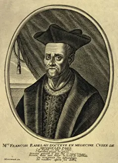 Fran X7be9 Prints: RABELAIS, Fran篩s (1494-1553). French writer