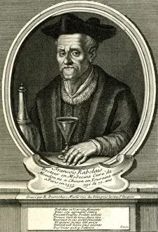 1483 Prints: Rabelais with Glass