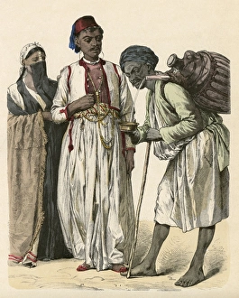 Images Dated 5th January 2012: Racial / Africa / Egypt 19C