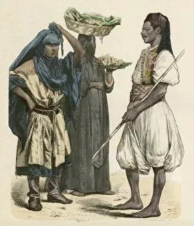 Images Dated 5th January 2012: Racial / Africa / Egypt 19C