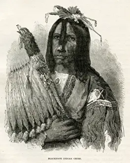 Blackfoot Prints: Racial / Blackfoot Chief