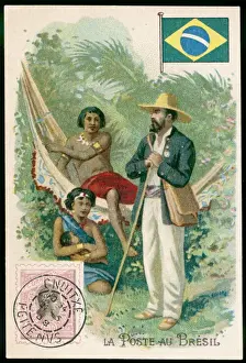 Delivers Prints: Racial / Brazil Postman