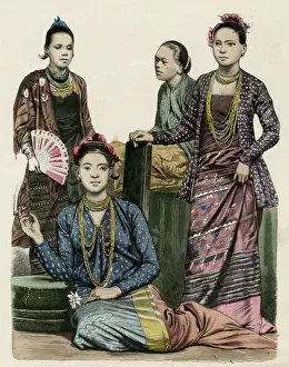 RACIAL / BURMA WOMEN 19C