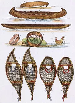 Artefacts Gallery: Racial / Canoe / Snowshoes