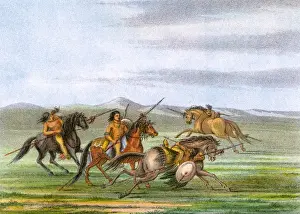 Comanche Prints: Racial / Comanche Horses