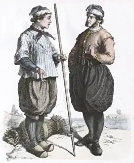 Dutchmen Prints: Racial / Dutch / Marken 1880