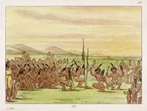 C 1830 Prints: Racial / Eagle Dance C1830