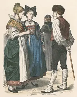 Alsace Prints: Racial / French Alsace