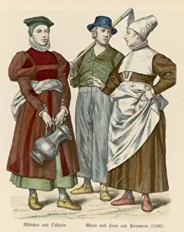 1590 Prints: Racial / German Peasants