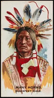 Blackfoot Prints: Racial / Many Horns / Sioux