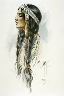 Images Dated 20th July 2012: Racial / Iroquois Woman