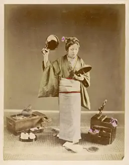 Mirrors Prints: Racial / Japan / Geisha 1900