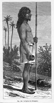 Paraguay Prints: Racial / Paraguay / Man 1872