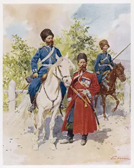 Cossacks Prints: RACIAL / RUSSIAN COSSACKS