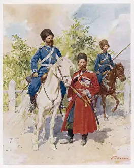 Cossacks Prints: Racial / Russian Cossacks