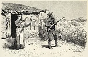 Settler Prints: Racial / Settler & Wife