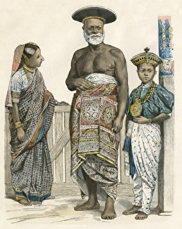 Images Dated 6th January 2012: Racial / Sri Lanka 1880