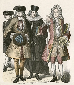 Images Dated 6th January 2012: Racial / Swiss Men C1700