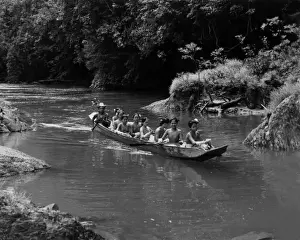 Canoe Prints: Racial Types / Borneo