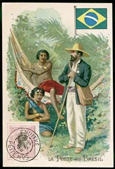 America Prints: Racial Types - Brazil Postman