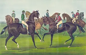 Cracks Prints: Racing cracks at the starting post