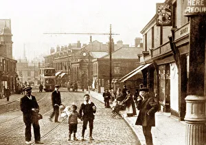 Radcliffe Prints: Radcliffe Stand Lane early 1900s
