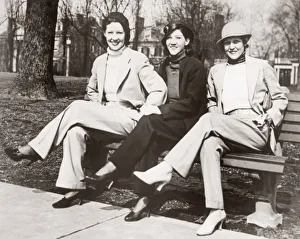Trouser Prints: Radical new fashion - the trouser suit, St Louis USA, 1933