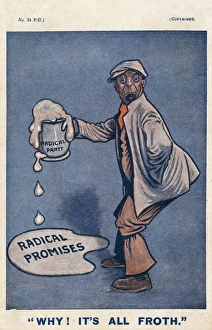 Images Dated 17th August 2016: The Radical Party - their promises are seen as all froth