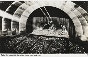 Rockefeller Prints: Radio City Music Hall - New York
