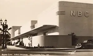 Holly Wood Prints: Radio City NBC Studios, Hollywood, California