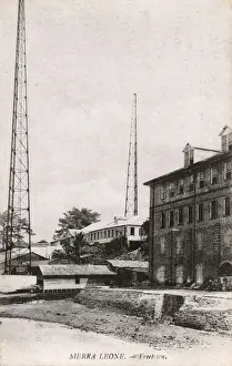 Radio masts, Freetown, Sierra Leone, West Africa