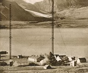 Images Dated 8th March 2016: Radio station demolished at Spitzbergen, Norway