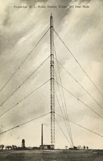 Images Dated 14th June 2011: Radio Station Tower at Tuckerton, NJ