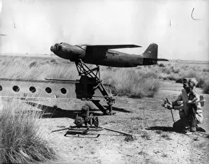 Controlled Prints: Radioplane OQ-19 radio-controlled target under test