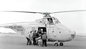RAF 22 Squadron Search and Rescue helicopter