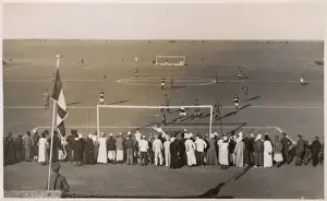 Sultans Prints: RAF Abu Sueir football match, near Ismailia, Egypt