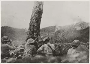 Aiding Collection: The RAF aiding Gurkhas during an attack on a hill near Palel