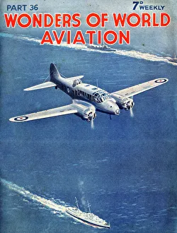 Escort Prints: RAF Avro Anson reconnaissance plane