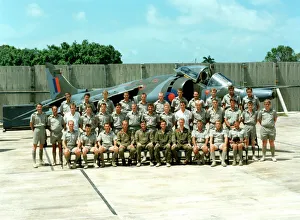Formal Prints: RAF Belize - No. 1417 Flight RAF July 1990 formal