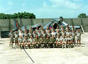 Philip Collection: RAF Belize - No.1417 Flight RAF July 1990 formal