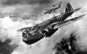 Territory Prints: RAF Bristol Blenheim Fighter-Bombers; Second World War, 19