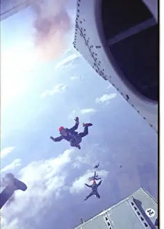 RAF Falcons freefall team, France