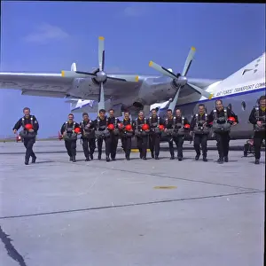 RAF Falcons freefall team, France