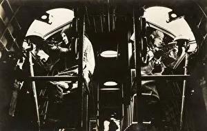 Gunner Gallery: RAF gunners keeping watch at their posts during a raid