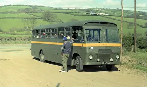 Images Dated 9th June 2020: RAF Halton Ten Tors expedition 1977 - RAF Bedford coach