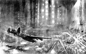 Illuminated Collection: RAF Lancasters over Berlin; Second World War, 1943