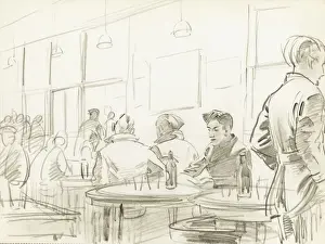 Canteen Prints: An RAF mess hall