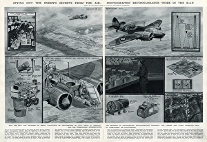 Images Dated 11th March 2017: RAF photographic reconnaissance work by G. H. Davis