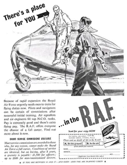 Frecruit Prints: RAF Recruitment Aircrew 1951
